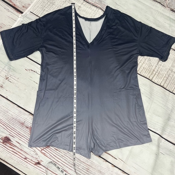 HOTSHOT T-Shirt Onesie generic non brand Ombre Grey Size XL - Picture 9 of 10